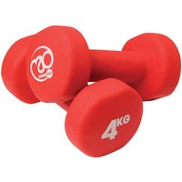 Neoprene Coated 4kg Dumbbells