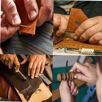 Leather Working Tools and Supplies Kit