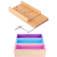 DIY Silicone Soap Making Mold Set with Cutter
