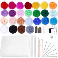 25-Colour Needle Felting Starter Kit