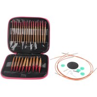 Carbonized Bamboo Knitting Needles Set