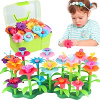 Build-Your-Own Flower Garden STEM Toy Set