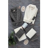Premium Turkish Cotton Bathrobe Set