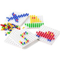 Colourful Peg Board Activity Set