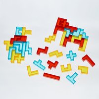 3D Geometric Puzzle Blocks