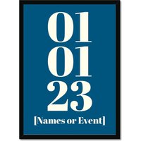 Custom Date Art Print