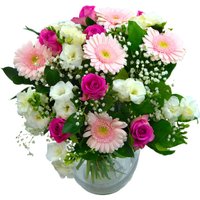 Pink and White Floral Bouquet