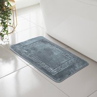 Greek Key Memory Foam Bath Mat